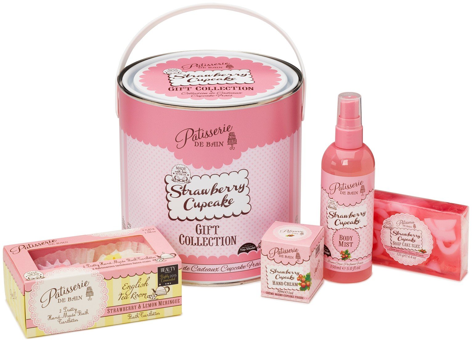 Patisserie de Bain Strawberry Cupcakes Tin Gift Set review