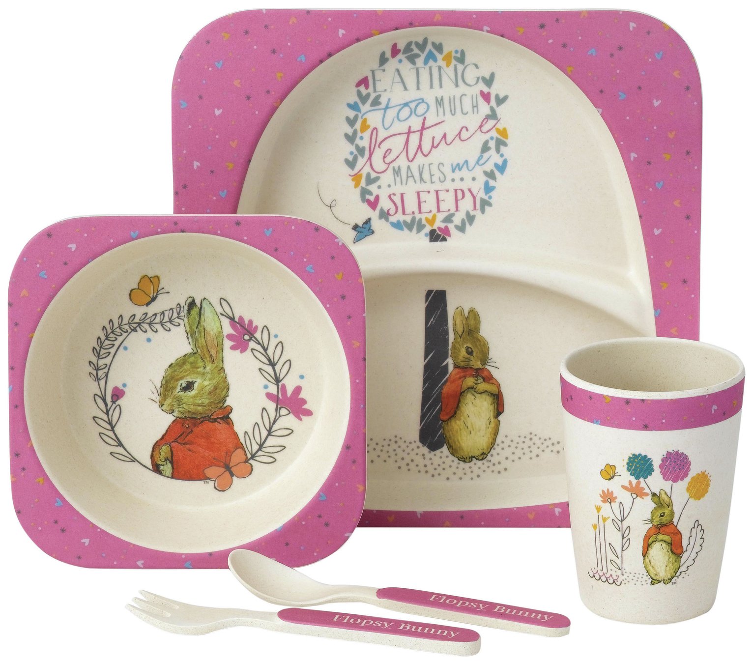 Beatrix Potter Flopsy Bunny Dinner Set review