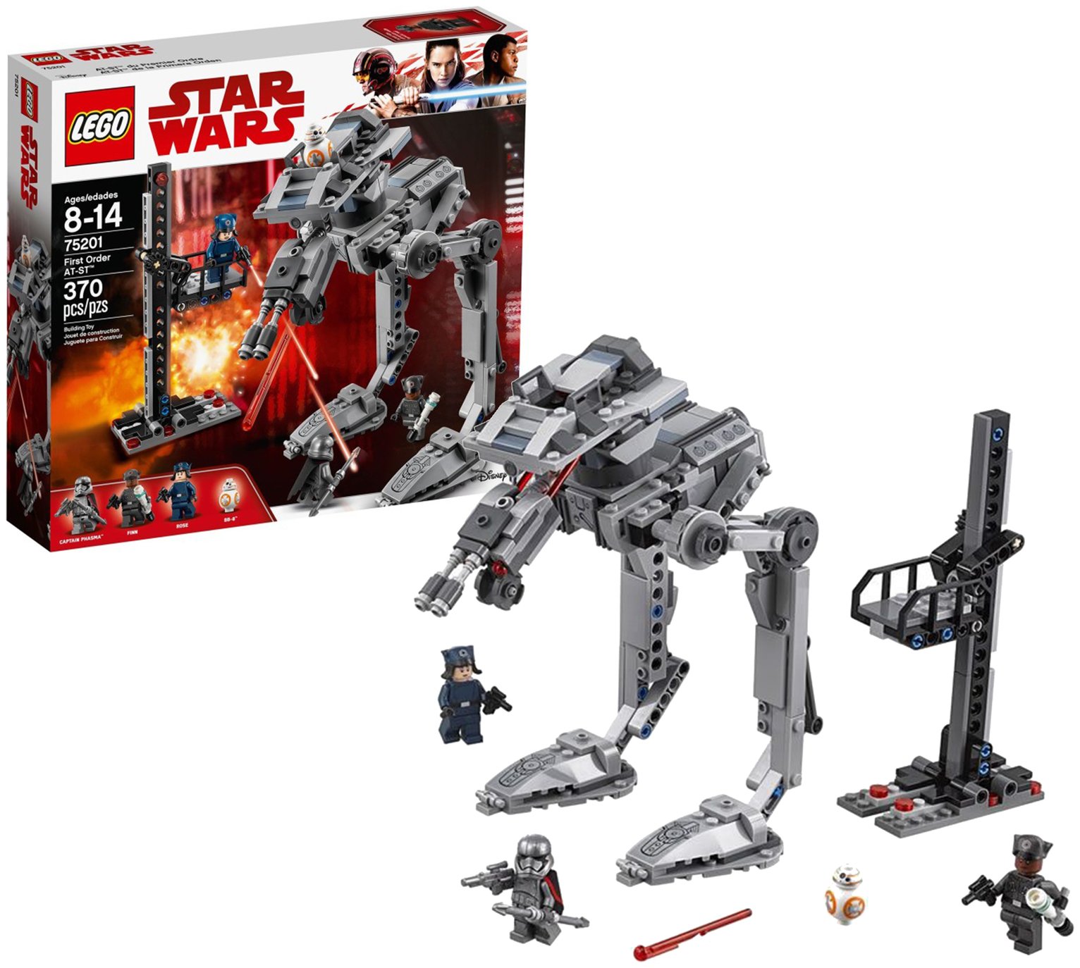 LEGO Star Wars The Last Jedi First Order AT-ST - 75201 Review