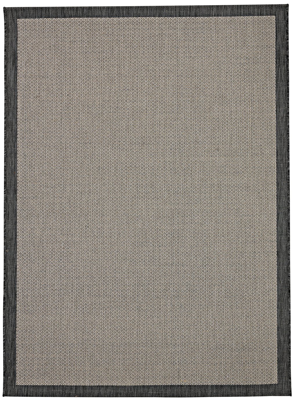 HOME Herringbone Rug - 120x160cm - Dove Grey Review