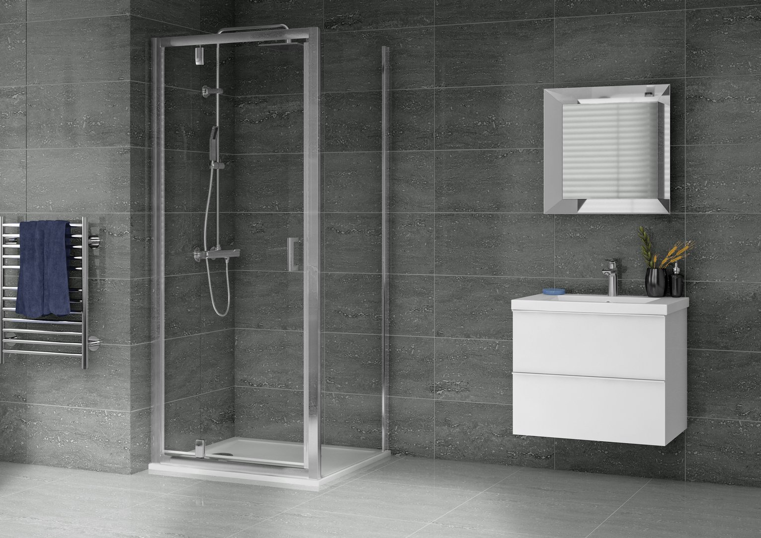 Aqualux 900mmx900mm Pivot Shower Enclosure & Tray Review