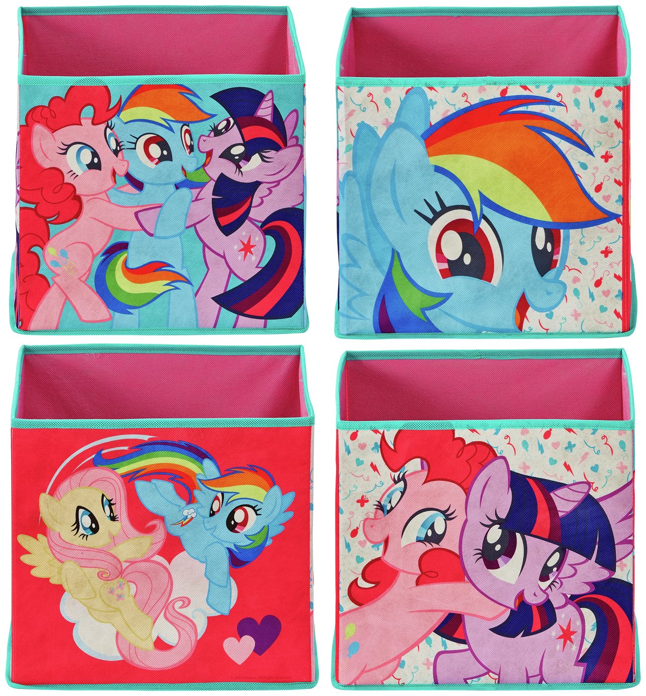 My Little Pony Set of 4 Fabric Storage Cubes review