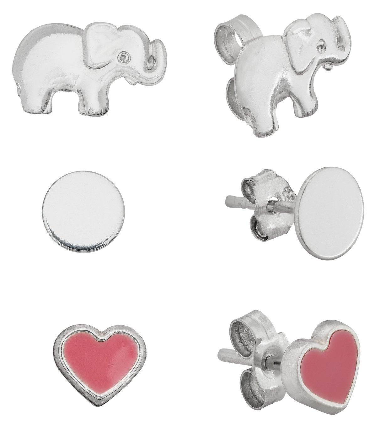 Revere Sterling Sliver Heart and Elephant Studs review