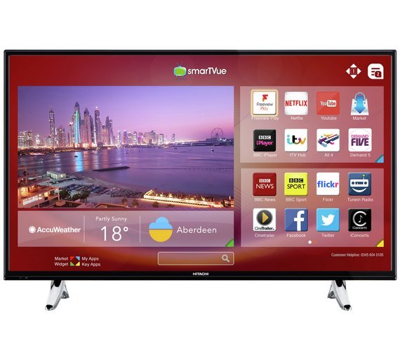 Hitachi 43 Inch Smart Full HD TV / DVD Combi Review