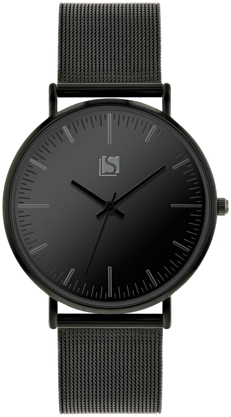 Spirit Men's Black Mesh Bracelet Watch review