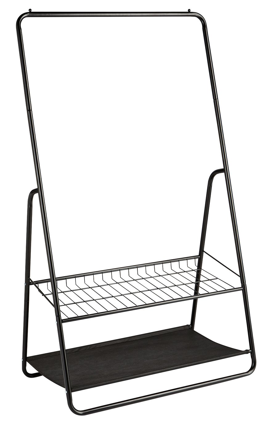 HOME Heavy Duty Clothes Rail with Shelf & Shoe Rack Review