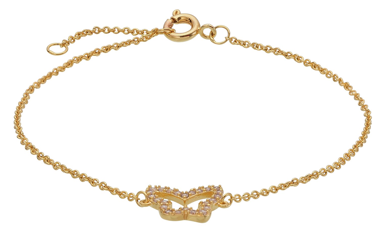 Abbey Clancy Gold Colour CZ Butterfly Bracelet Review