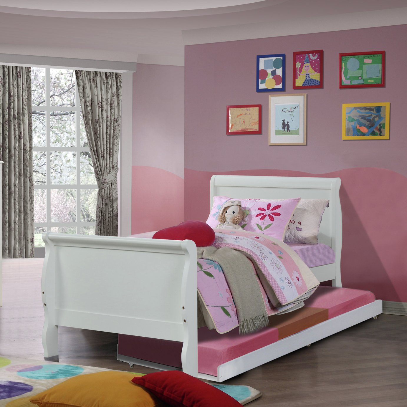 Nevis Bed Frame with Trundle Bed review