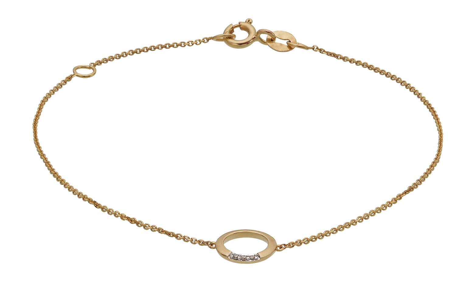 Revere 9ct Gold Diamond Accent Circle Bracelet Review