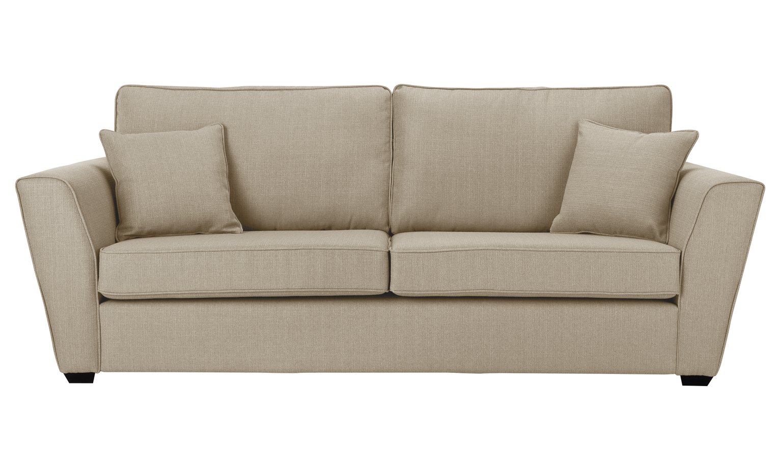 Collection Renley 4 Seater Fabric Sofa - Natural Review