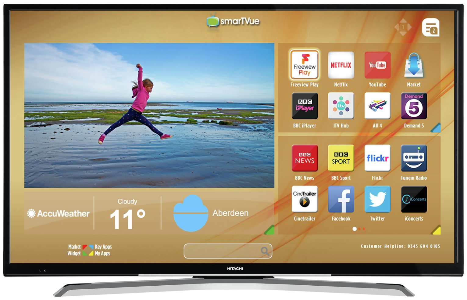 Review of Hitachi 55 Inch 55HK15T74U Smart 4K UHD TV with HDR