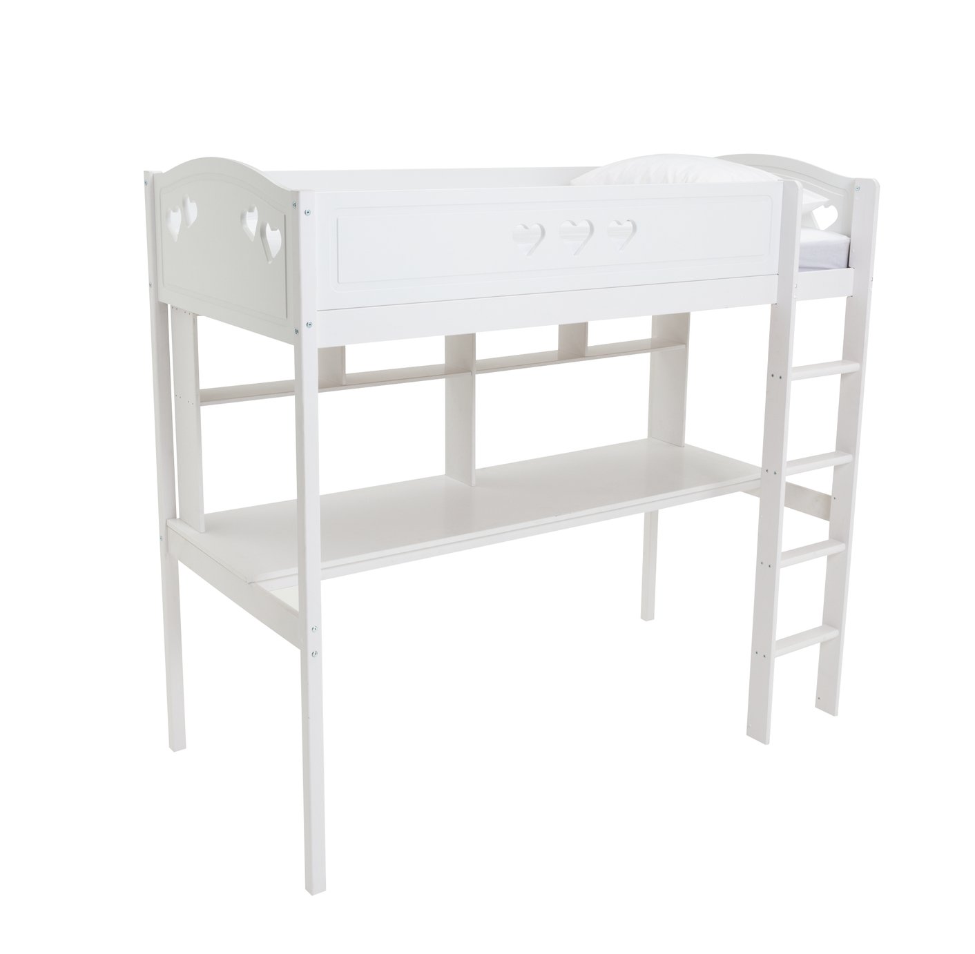 Collection Mia High Sleeper Bed, Mattress, Desk & Shelves Review