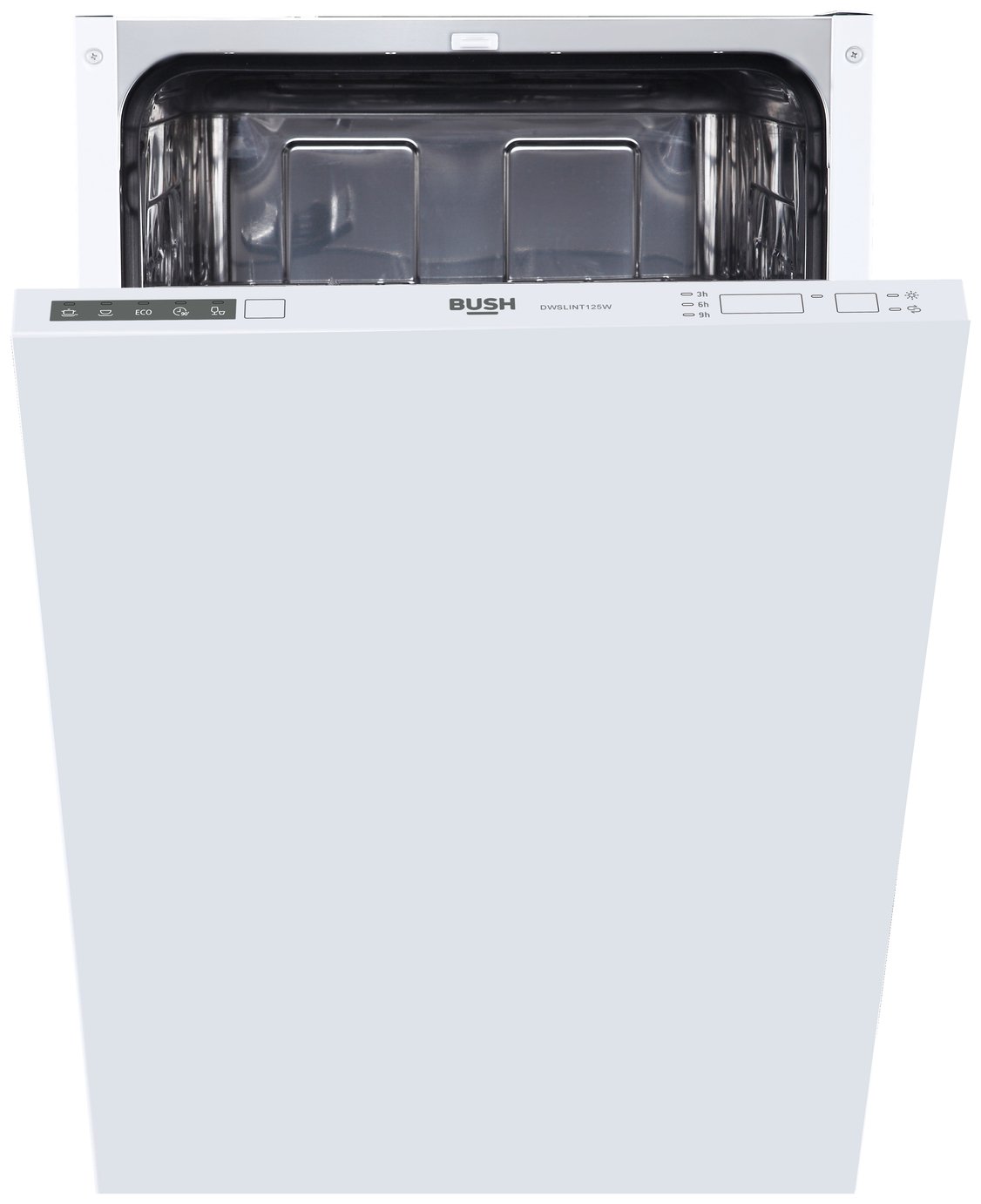 Bush DWSLINT125W Slimline Integrated Dishwasher review