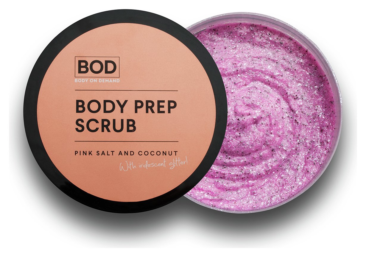 BOD Glitter Pink Salt and Coconut Body Scrub review