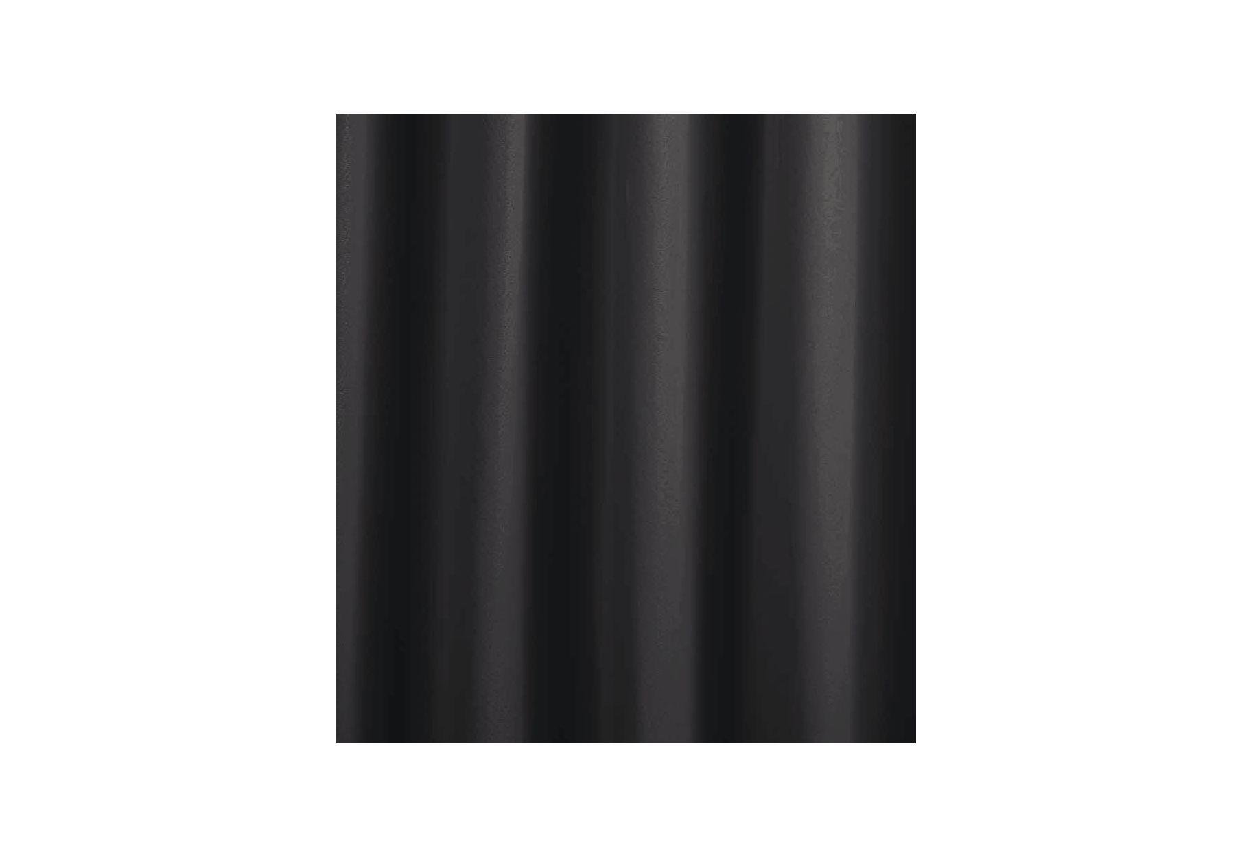 ColourMatch - Plain Shower Curtain - Jet Black Review