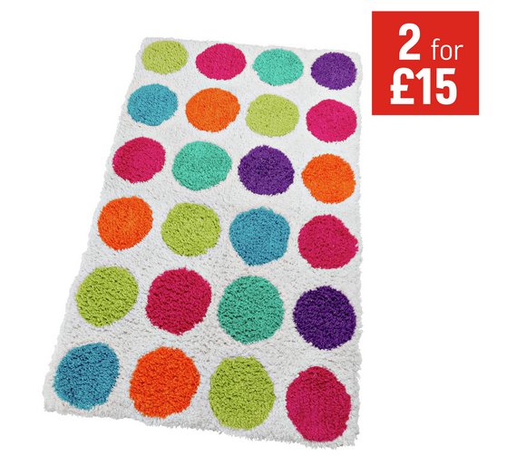 Buy ColourMatch Bath Mat Spots at Argos.co.uk Your Online Shop for