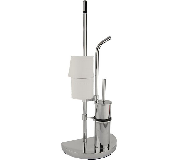 Buy Collection Toilet Brush & Toilet Roll Holder Chrome Plated at