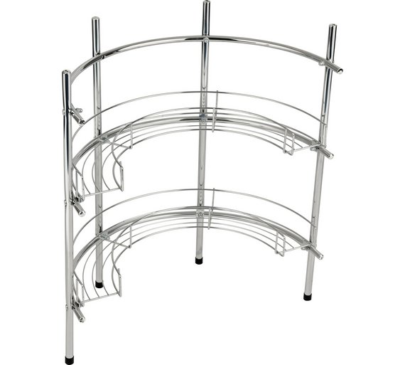 Buy HOME Under Sink Storage Unit Chrome at Argos.co.uk Your Online