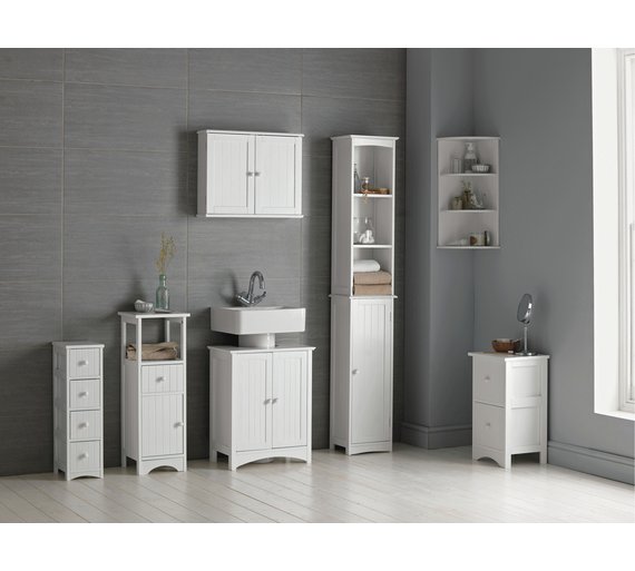 Buy HOME Tongue and Groove Corner Shelves - White at Argos.co.uk - Your