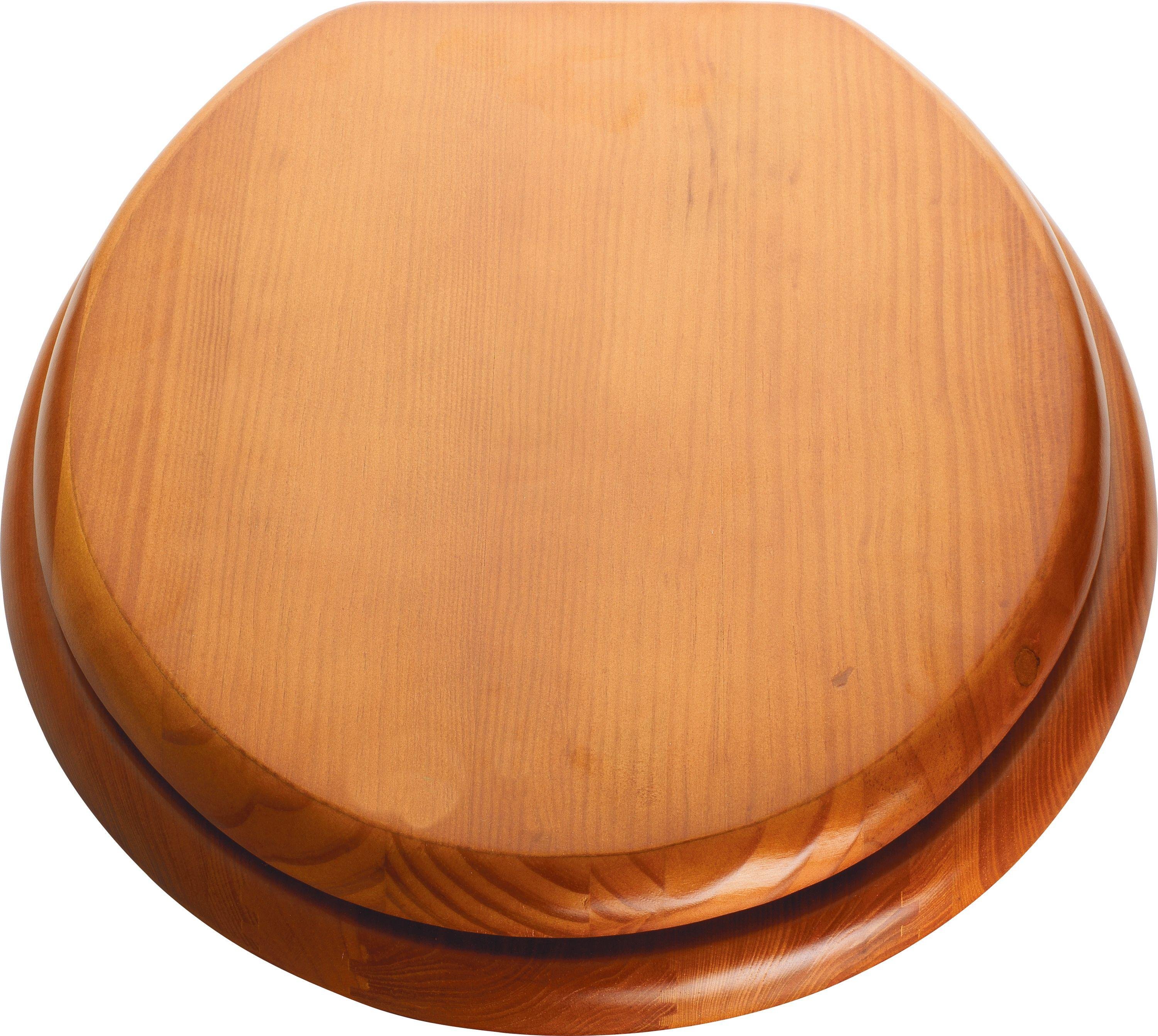 Buy HOME Moulded Wood Toilet Seat Antique Pine at Argos.co.uk Your