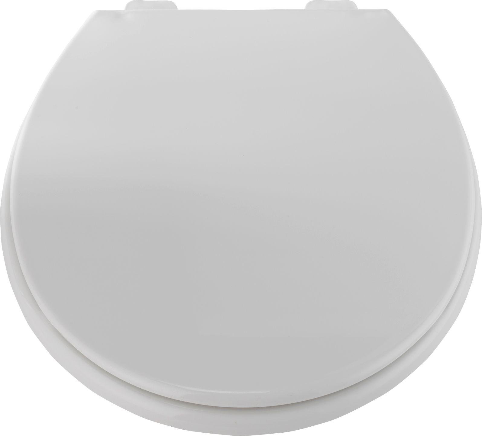 HOME Anti Bac Slow Close Toilet Seat - White833/0875