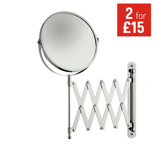 Buy HOME Extendable Round Chrome Shaving Mirror at Argos.co.uk Your