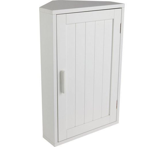 Buy HOME Wooden Corner Bathroom White at Argos.co.uk Your