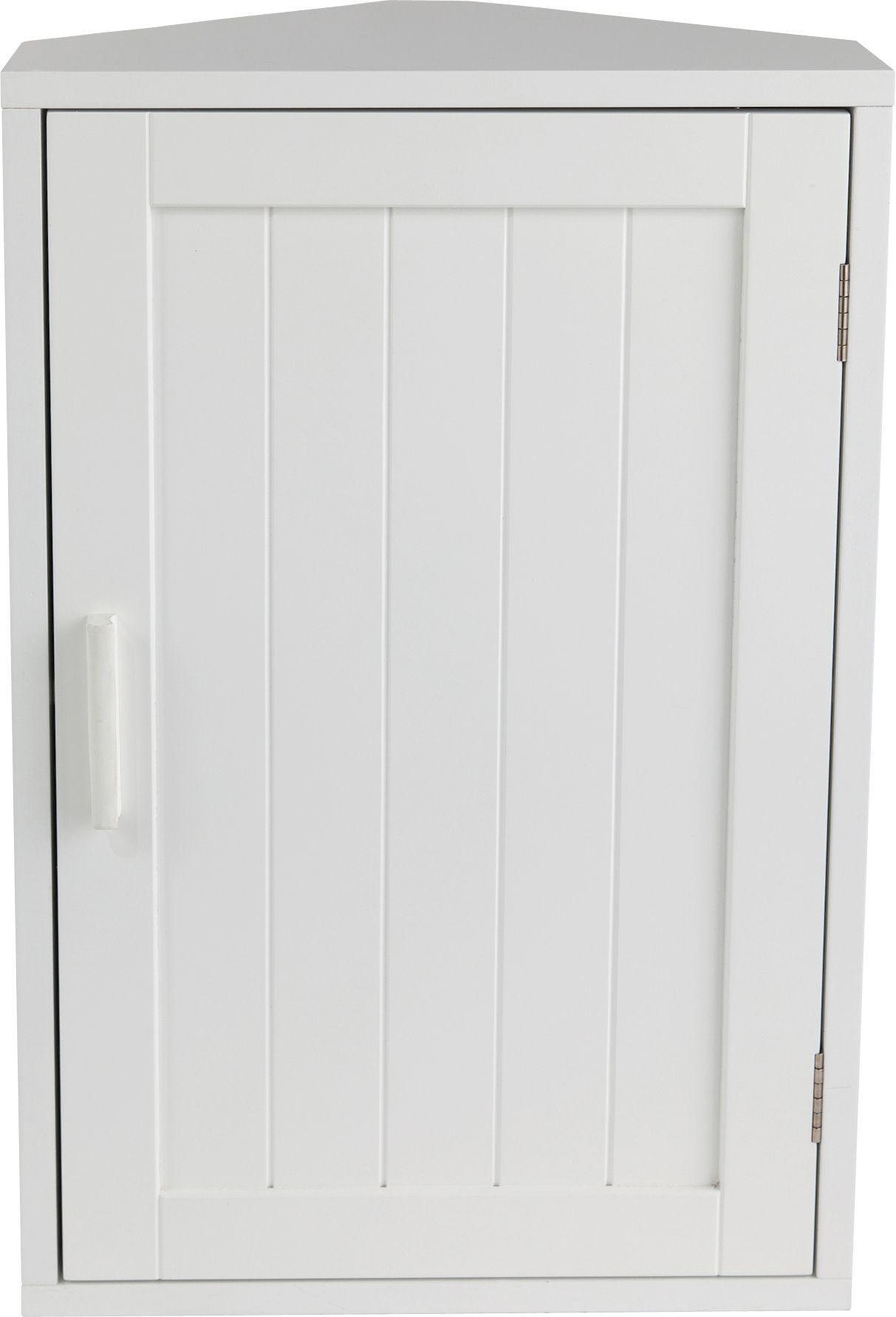 Buy HOME Wooden Corner Bathroom Cabinet  White at Argos.co.uk  Your Online Shop for Bathroom 