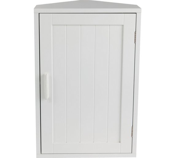 Buy HOME Wooden Corner Bathroom White at Argos.co.uk Your