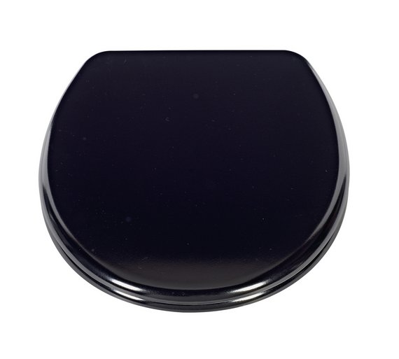 Buy HOME Slow Close Easy Clean Toilet Seat - Black at Argos.co.uk