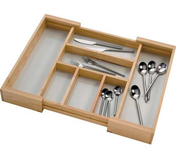 Buy HOME Wooden Expanding Cutlery Drawer at Argos.co.uk Your Online