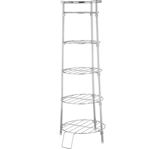 Buy HOME 5 Tier Circular Chrome Pan Stand at Argos.co.uk Your Online