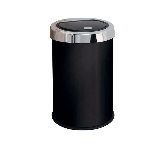 Buy HOME 50 Litre Touch Top Kitchen Bin Black at Argos.co.uk Your