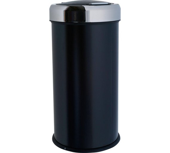 Buy HOME 30 Litre Matt Black Press Top Bin Black at Argos.co.uk