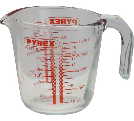Buy Pyrex 0.5 Litre Glass Measuring Jug at Argos.co.uk Your Online Shop for Baking equipment