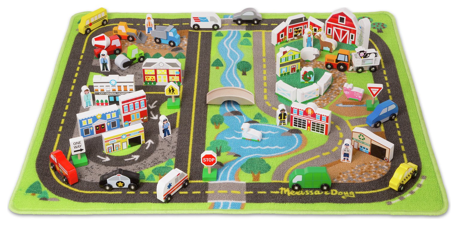 Melissa and Doug Deluxe Road Rug Play Set review