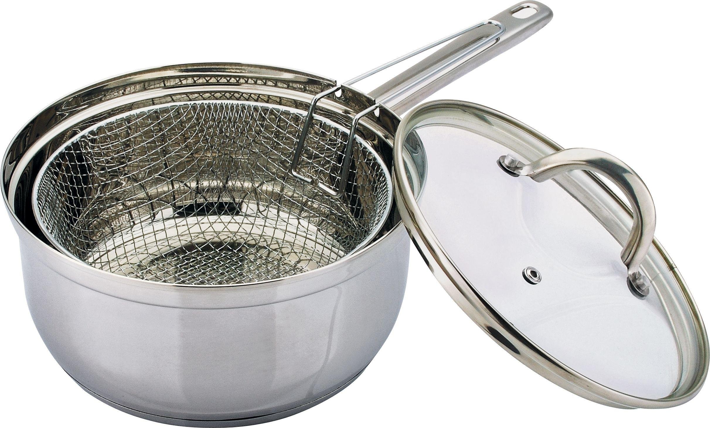 HOME - 22cm Stainless Steel Chip Pan Review