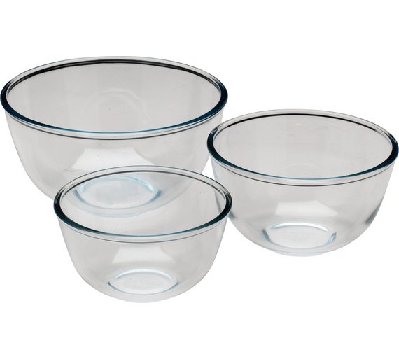 Buy Pyrex 3 Piece Glass Bowl Set at Argos.co.uk Your Online Shop for