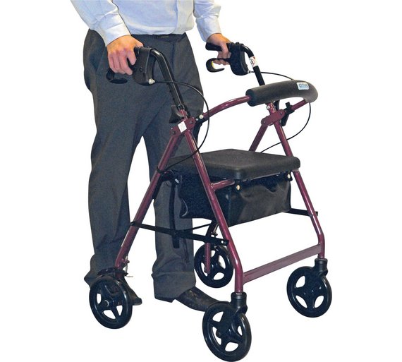 Buy Four Wheel Rollator Aluminium at Argos.co.uk Your Online Shop