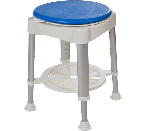 Buy Round Shower Stool - Rotating Seat at Argos.co.uk - Your Online