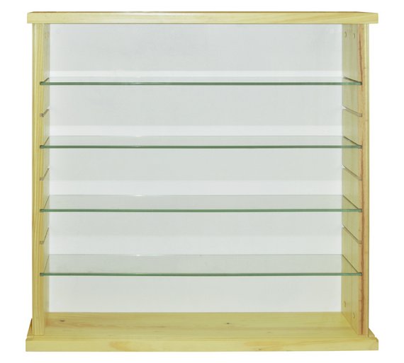 Buy Solid Wood and Glass Display Unit Pine at Argos.co.uk Your