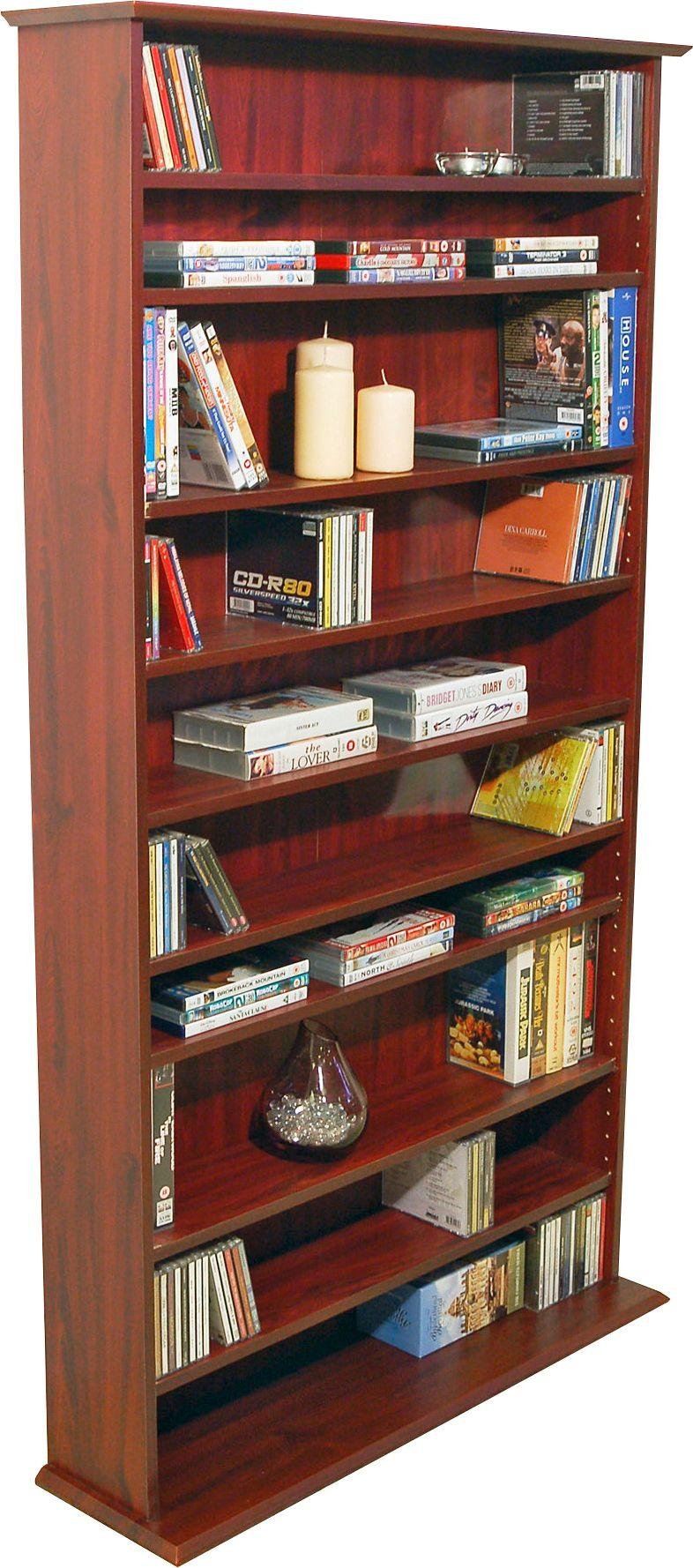 Harrogate Mahogany CD, DVD and Blu-ray Shelving Cabinet. review