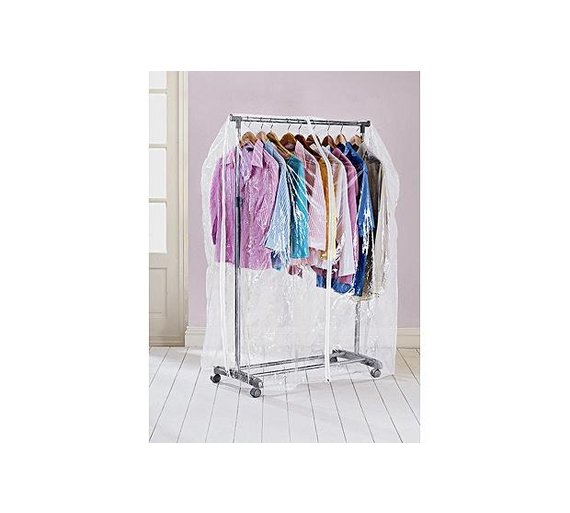 Buy HOME Clothes Rail Cover Clear at Argos.co.uk Your Online Shop for Hanging rails, Bedroom