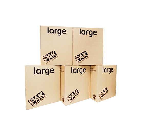 Buy StorePAK Large Cardboard Storage Boxes Set of 5 at Argos.co.uk