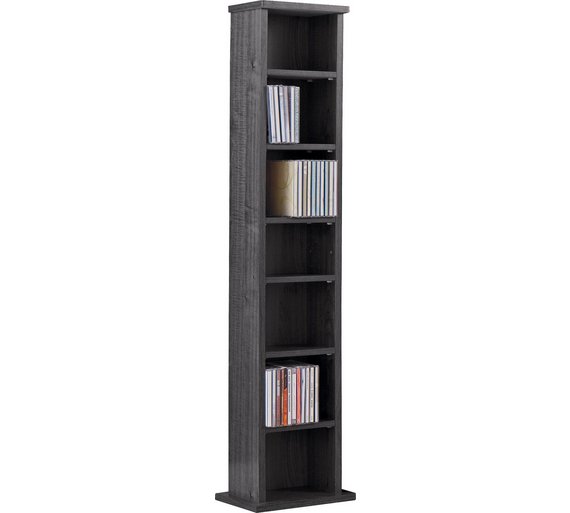 Buy HOME Maine DVD and CD Media Storage Tower Black Ash Effect at