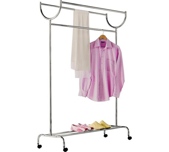 Buy HOME Chrome Plated Clothes Rail Silver at Argos.co.uk Your