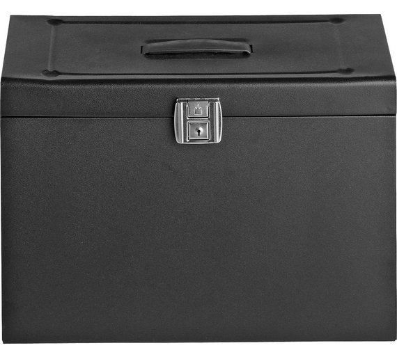 Buy Foolscap Metal Filing Box Black at Argos.co.uk Your Online Shop