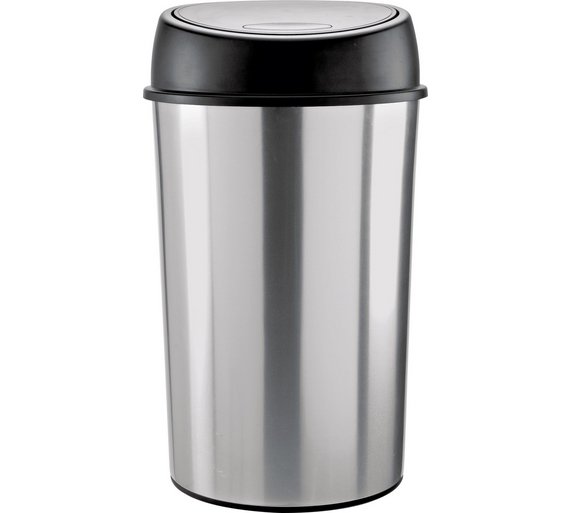 Buy ColourMatch 50 Litre Touch Top Bin Silver at Argos.co.uk Your