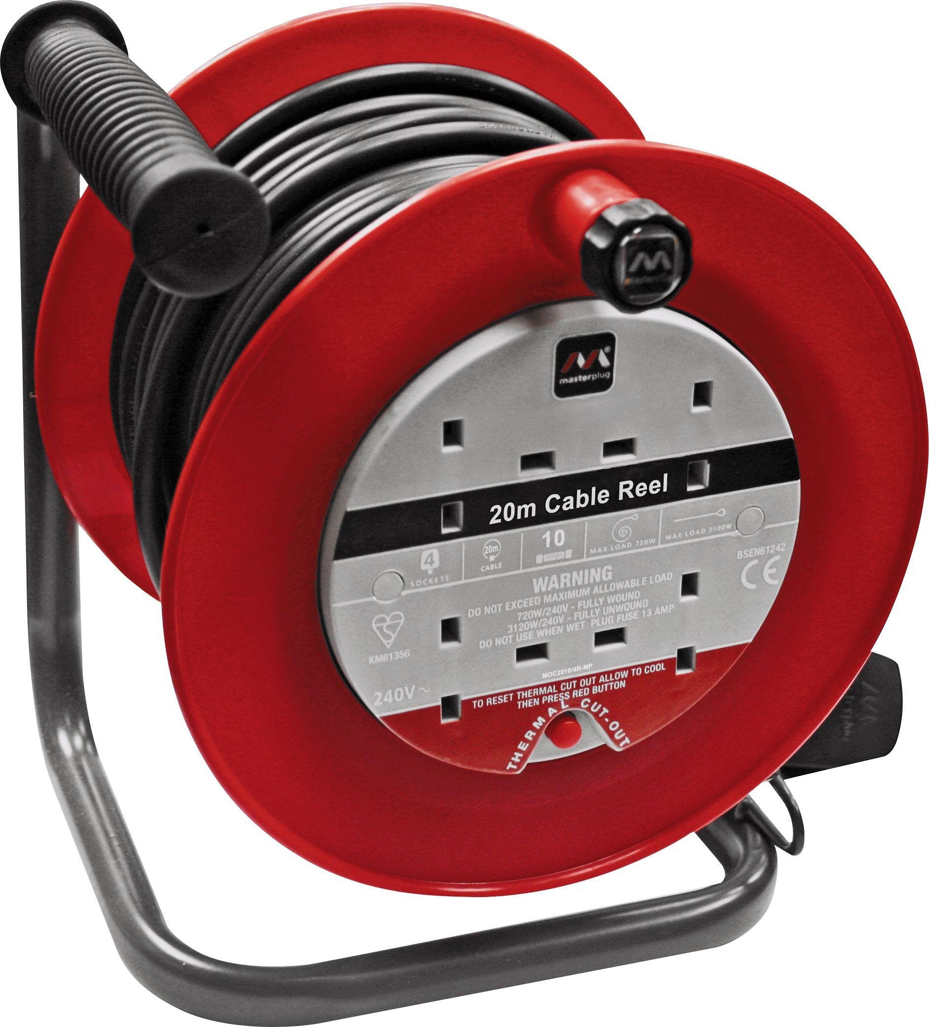 Masterplug - 4 Socket Cable Reel - 20m Review