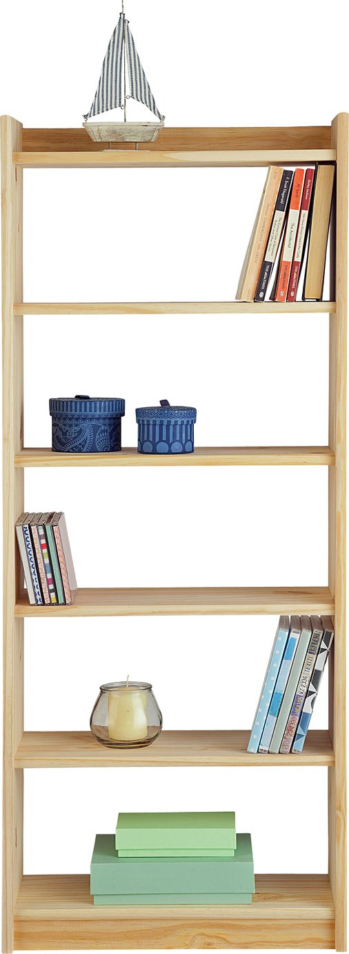 HOME Unfinished 6 Shelf Solid Pine Storage Unit review